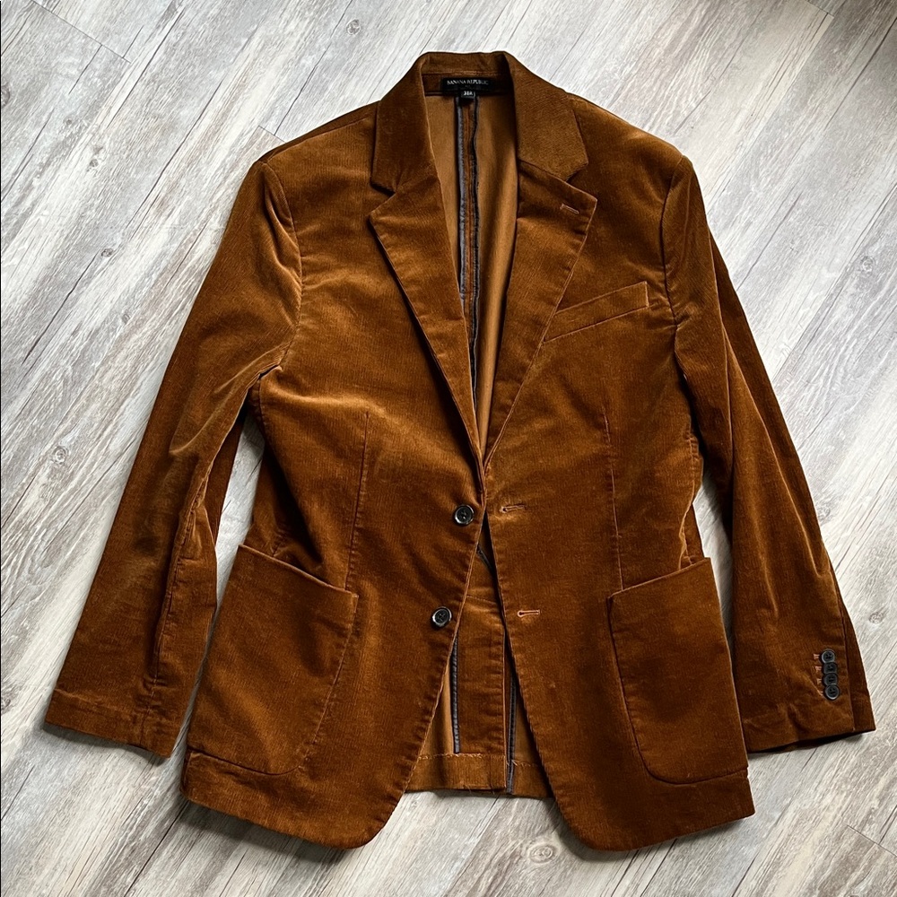 Men's Brown Corduroy Blazer